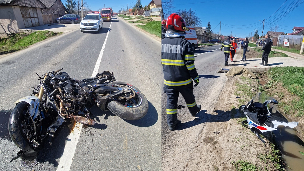 Accident mortal la Iași! Un motociclist a fost decapitat, după ce a intrat într-un pod - EXCLUSIV, UPDATE, GALERIE FOTO, VIDEO