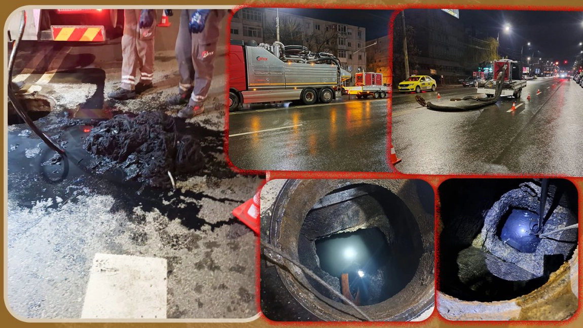 Din două în două săptămâni, canalizarea din această zonă se blochează. Angajații de la ApaVital și-au pus mâinile în cap când au văzut ce au aruncat locatarii. Trebuie să ai stomacul tare ca să privești aceste imagini - FOTO
