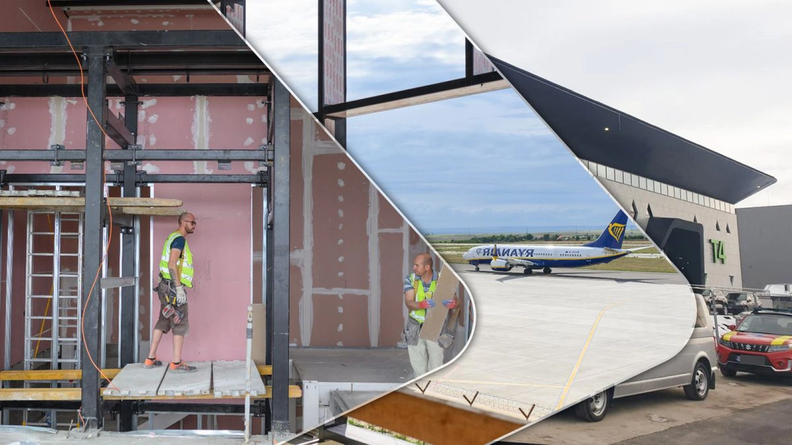 Ultimele pregătiri pentru operaționalizarea terminalului T4 al Aeroportului Internațional Iași! Primul pasager va fi procesat la finalul lunii martie 2024 - FOTO