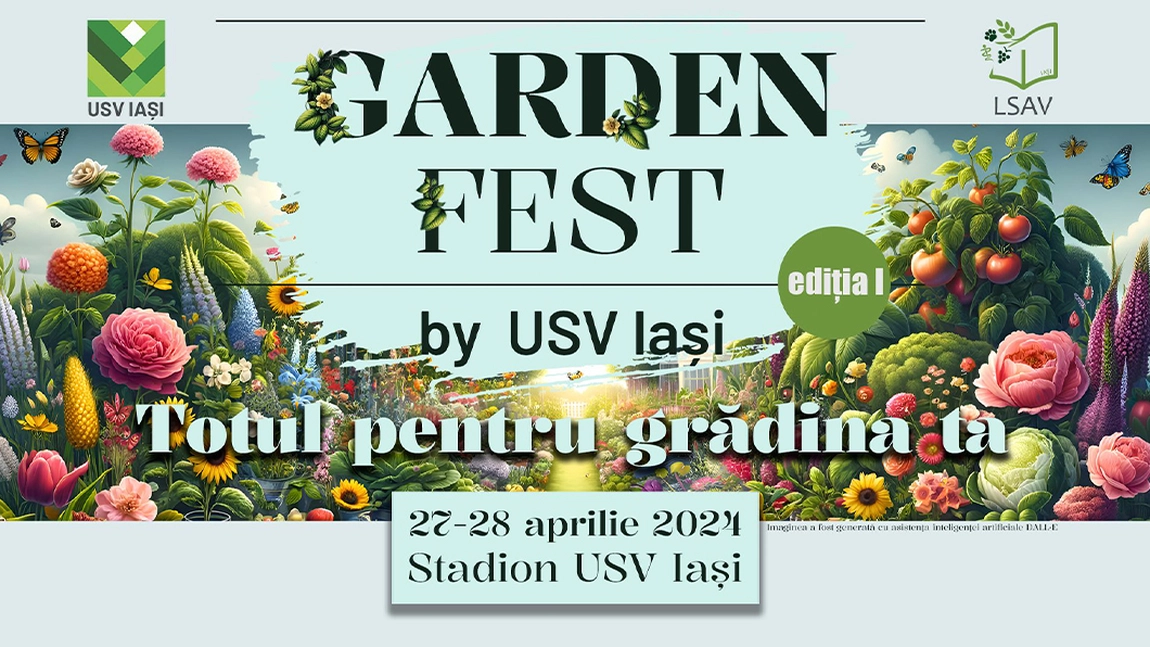 Manifestare de excepție organizată de USV Iași. Se vrea promovarea profesiei de peisagist și horticultor în inima comunității ieșene