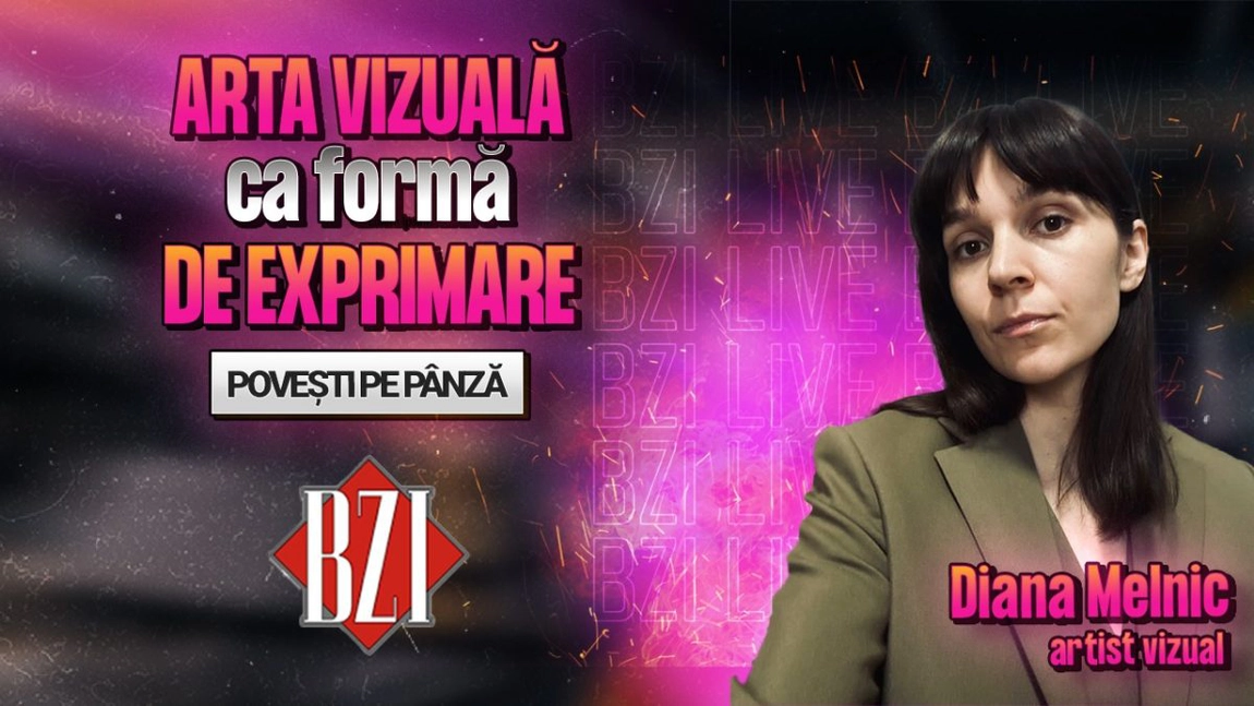 LIVE VIDEO - Povești pe pânză! Diana Melnic, artist vizual, împărtășește pentru BZI LIVE despre formarea stilului propriu în pictură