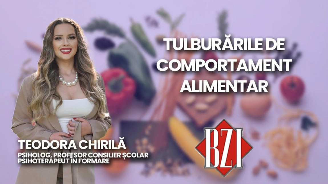 LIVE VIDEO - Theodora Chirilă, psiholog, profesor consilier școlar discută în emisiunea de sănătate BZI LIVE despre tulburările de comportament alimentar - FOTO