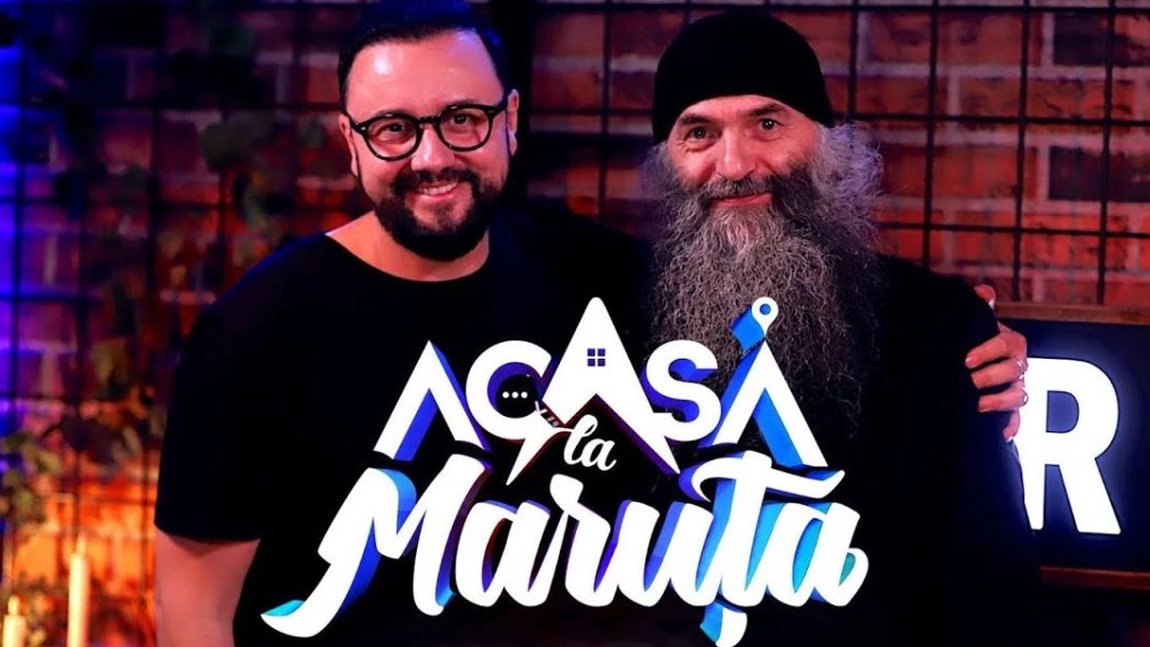 Părintele Pimen de la Athos, vizită acasă la familia Măruță. Ce spune acesta despre Eva
