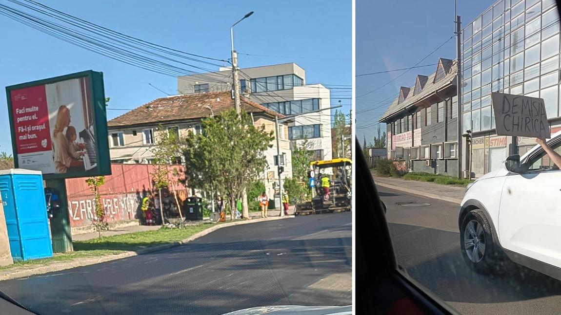 Ieșenii îi cer demisia lui Mihai Chirica pentru bătaia de joc din Bucium! Lucrările înaintează cu viteza melcului - FOTO, VIDEO
