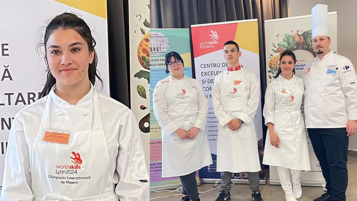 Elevă din Iași, câștigătoare a Competiției WorldSkills de Gastronomie Sustenabilă - FOTO