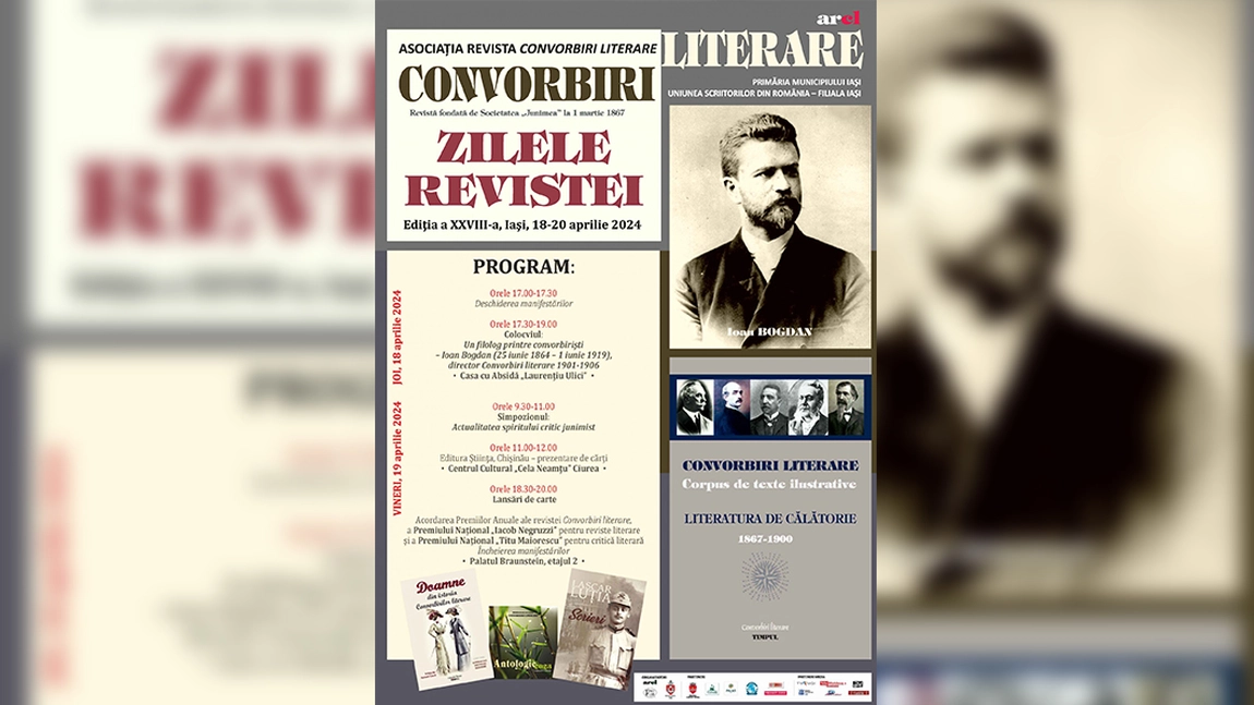 Iată care sunt câștigătorii premiilor Revistei Convorbiri Literare, la Iași