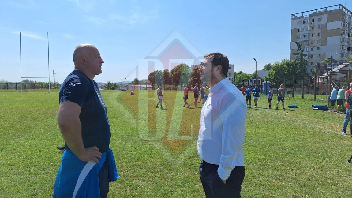 Președintele Federației Române de Rugby, Alin Petrache, a venit la Iași pentru a vedea echipa CS Politehnica - FOTO