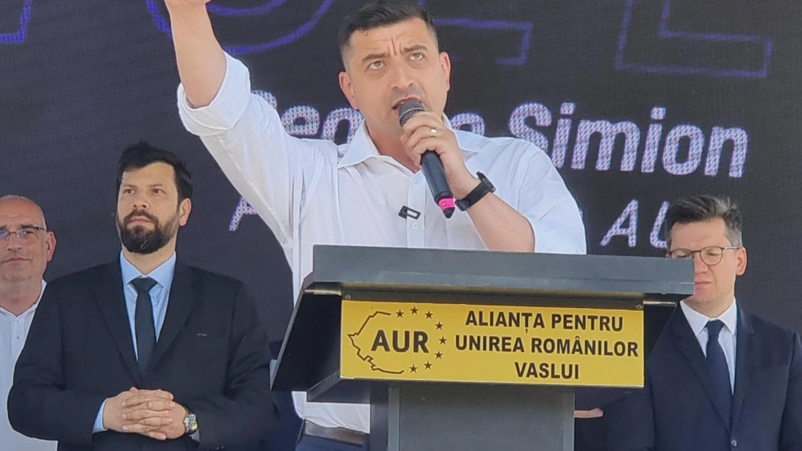 George Simion, președintele AUR: ”Români, aveți oastea! Pe 9 iunie, înarmați-o! La vot!”