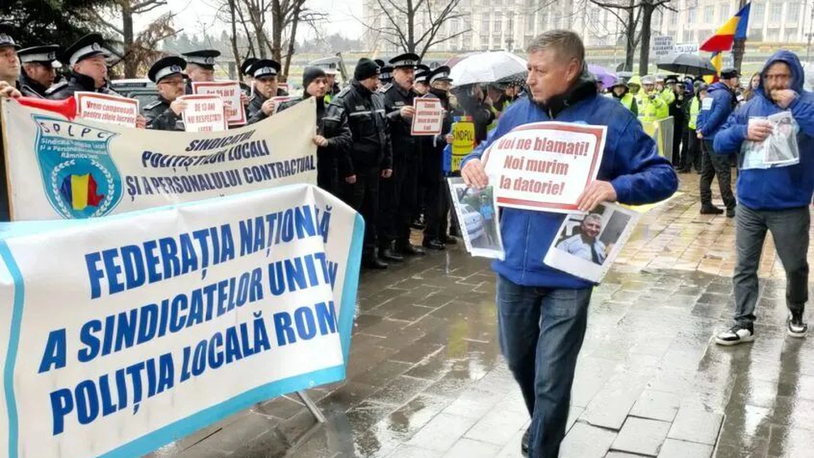 Poliţiștii locali vor normă de hrană mai mare și spor de weekend! Se anunță proteste în faţa Guvernului!