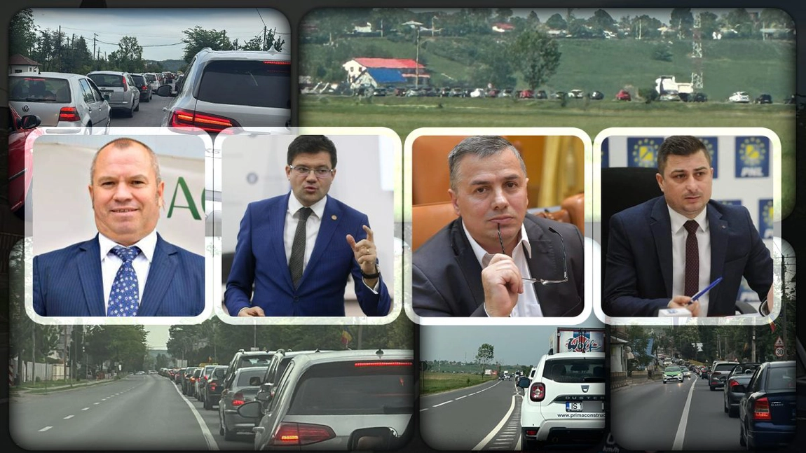 Umilința continuă! Coloana kilometrică dintre Iași și Podu Iloaiei le-a blocat mințile celor ce pot lua decizii. Toți speră într-o minune, autostrada și șoseaua de centură - FOTO