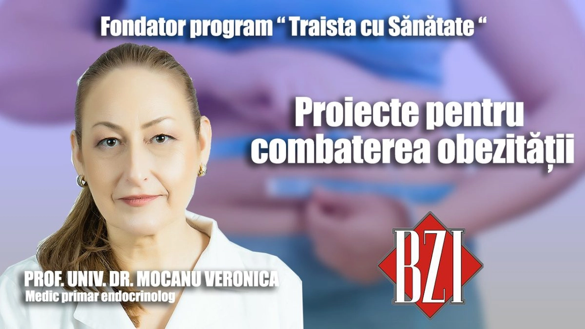 LIVE VIDEO - Prof. univ. dr. Veronica Mocanu, medic primar endocrinolog, discută în emisiunea BZI LIVE despre proiectele pentru combaterea obezității - FOTO