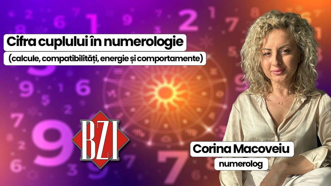 LIVE VIDEO - Compatibilitate și relații! Cum se calculează cifra cuplului în numerologie explică, la BZI LIVE, Corina Macoveiu