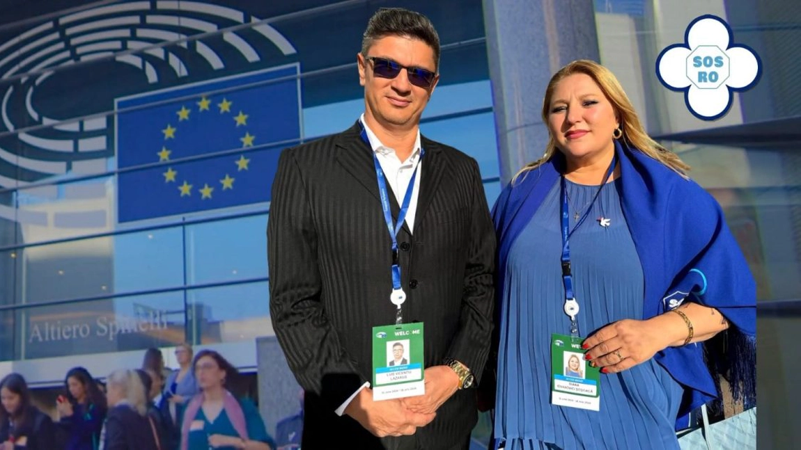 Diana Iovanovici-Șoșoacă, președintele Partidului S.O.S. România, și Luis-Vicențiu Lazarus sunt în mod oficial europarlamentarii care vor reprezenta România în PE