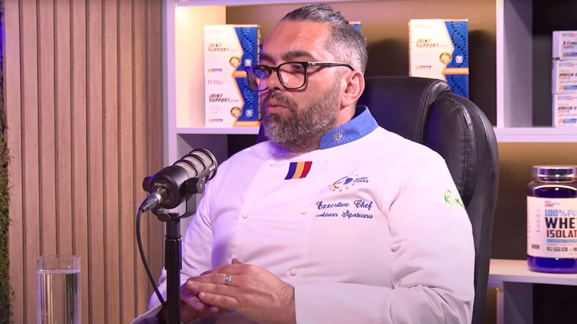 Adrian Lucian Șipoteanu, bucătar din Iași: „Bucătăria a evoluat ca moda, tot timpul apar combinații noi” - FOTO/VIDEO