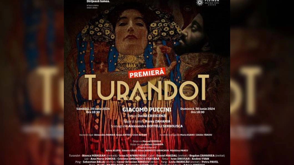 Premieră la Opera Iași: „Turandot”, de Giacomo Puccini