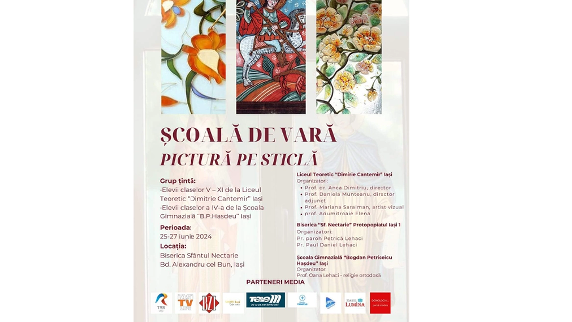 Şcoală de vară la Parohia „Sfântul Nectarie” din Iaşi