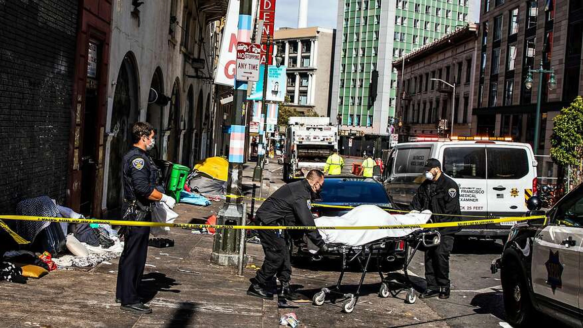 Atenție, imagini șocante! Epidemie de fentanil în San Francisco, SUA. În 2023 sute de persoane au murit de supradoză