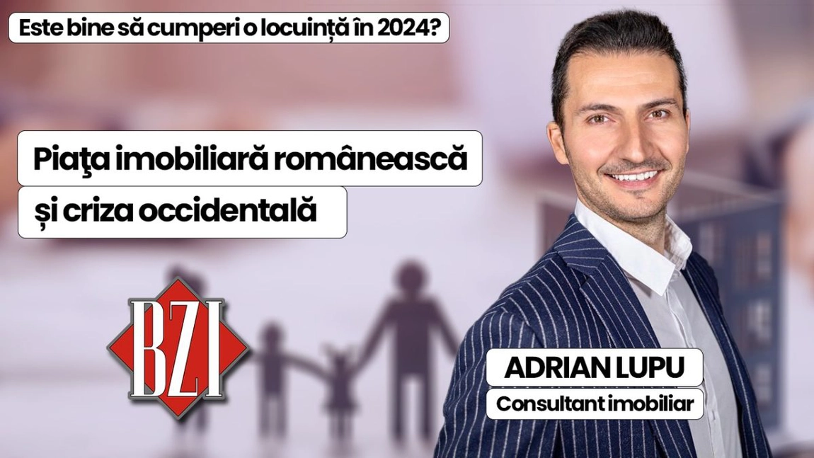 LIVE VIDEO - Piața imobiliară românească: ce se întâmplă cu prețurile în 2024, ce caută cumpărătorii, cum se adaptează dezvoltatorii. Adrian Lupu, consultat imobiliar, răspunde întrebărilor momentului la BZI LIVE