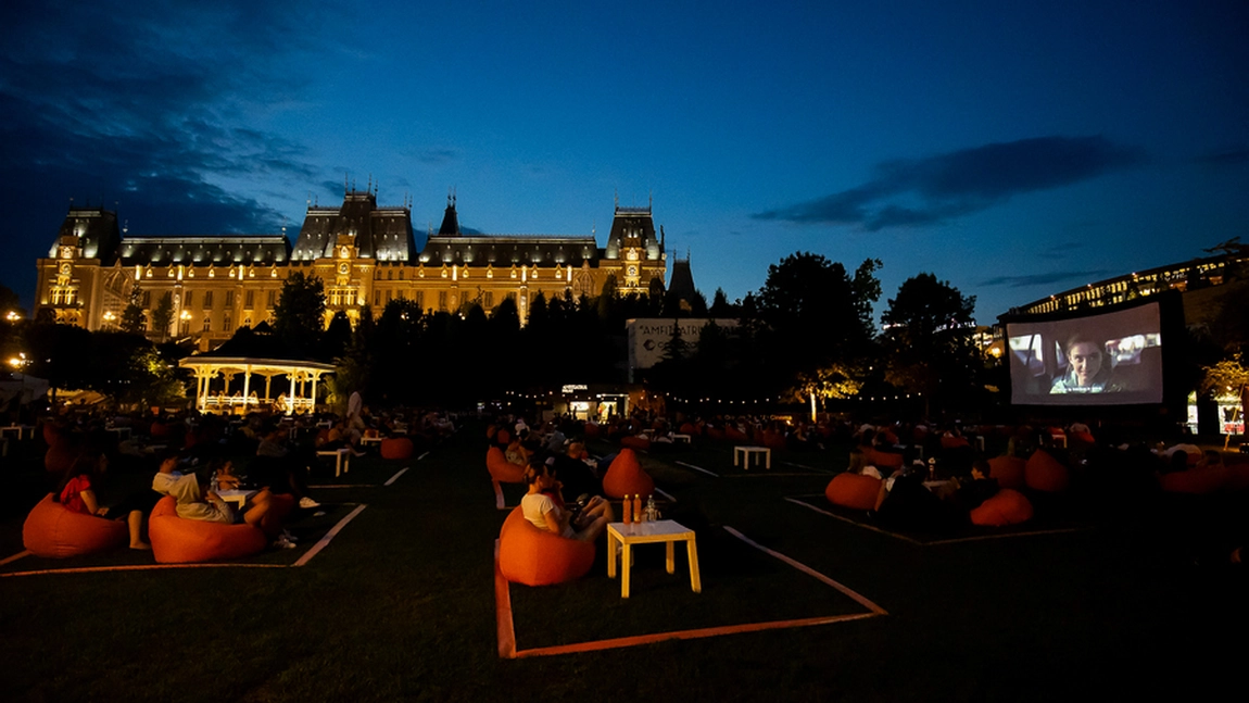 Caravana Orange ajunge la Iași. Pop-up Cinema în aer liber, în parcul Palas