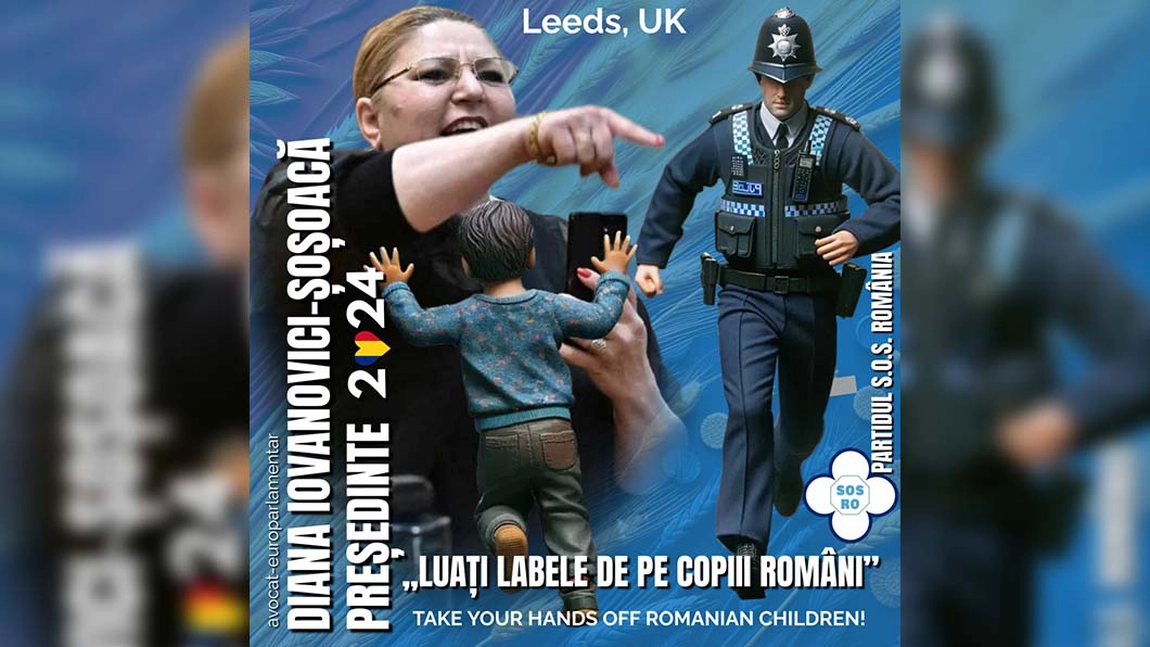 Europarlamentarul Diana Șoșoacă, scrisoare privind situaţia copiilor români din Leeds