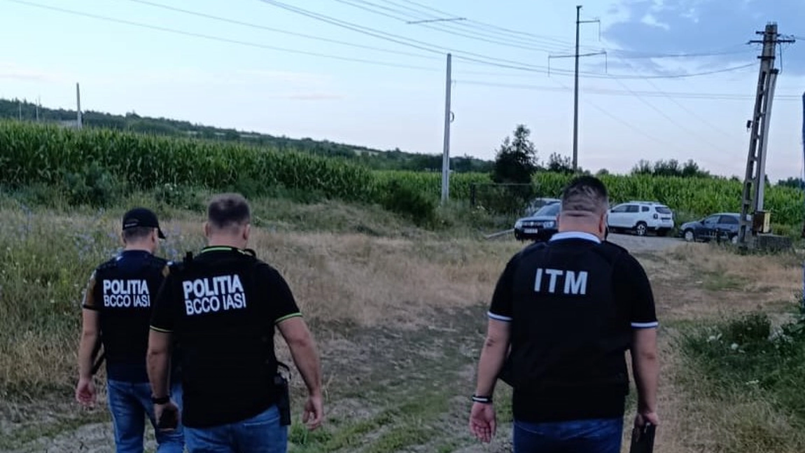 Imagini de la descinderile anului de la Iași! Inspectorii ITM au intervenit în forță, cu tot cu mascații de la Poliție