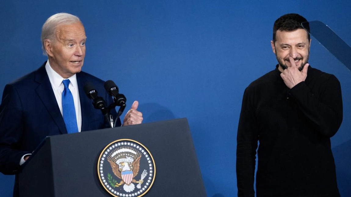 Gafa secolului făcută de Joe Biden. Președintele SUA l-a confundat pe Volodimir Zelenski cu Vladimir Putin, la Summitul NATO