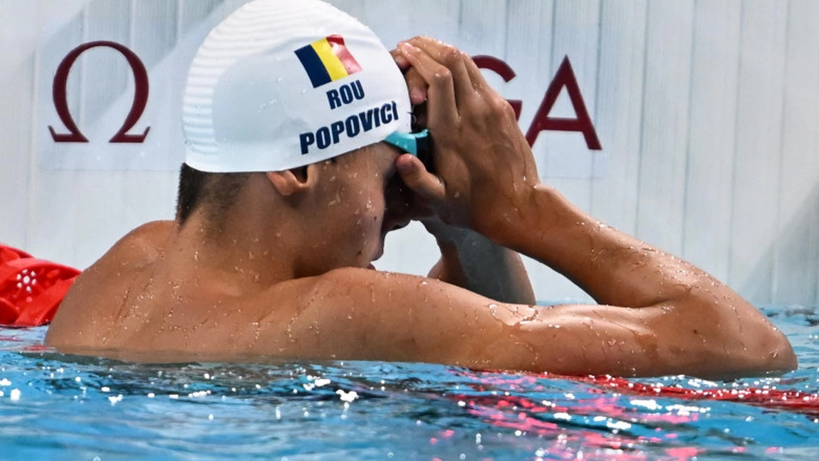 David Popovici a adus a 91-a medalie de aur pentru România din în istoria participărilor la Jocurile Olimpice