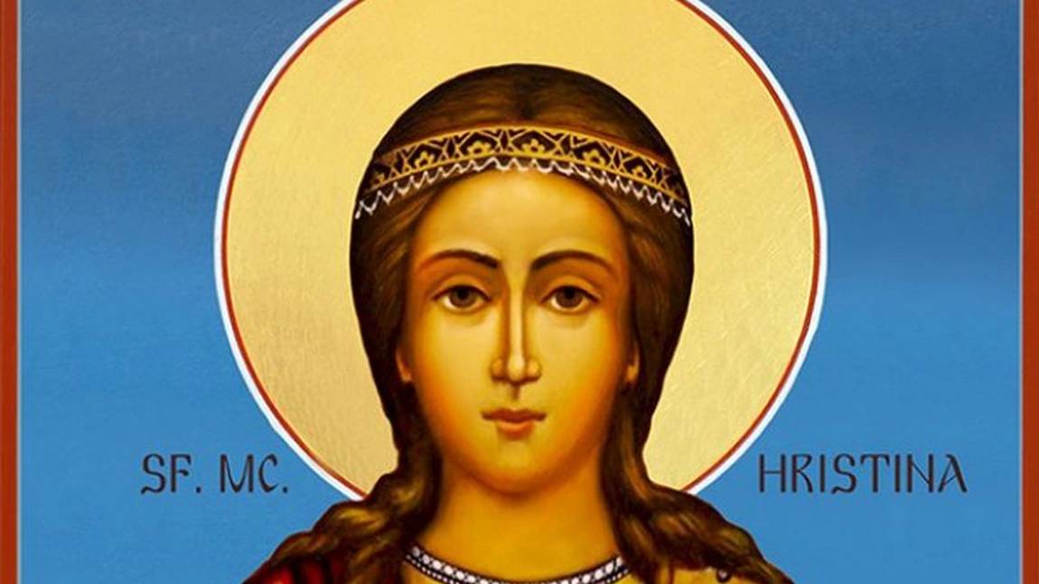 Sfânta Cristina. Când e marea sărbătoare a mucenicei și cum putem să ne rugăm la ea