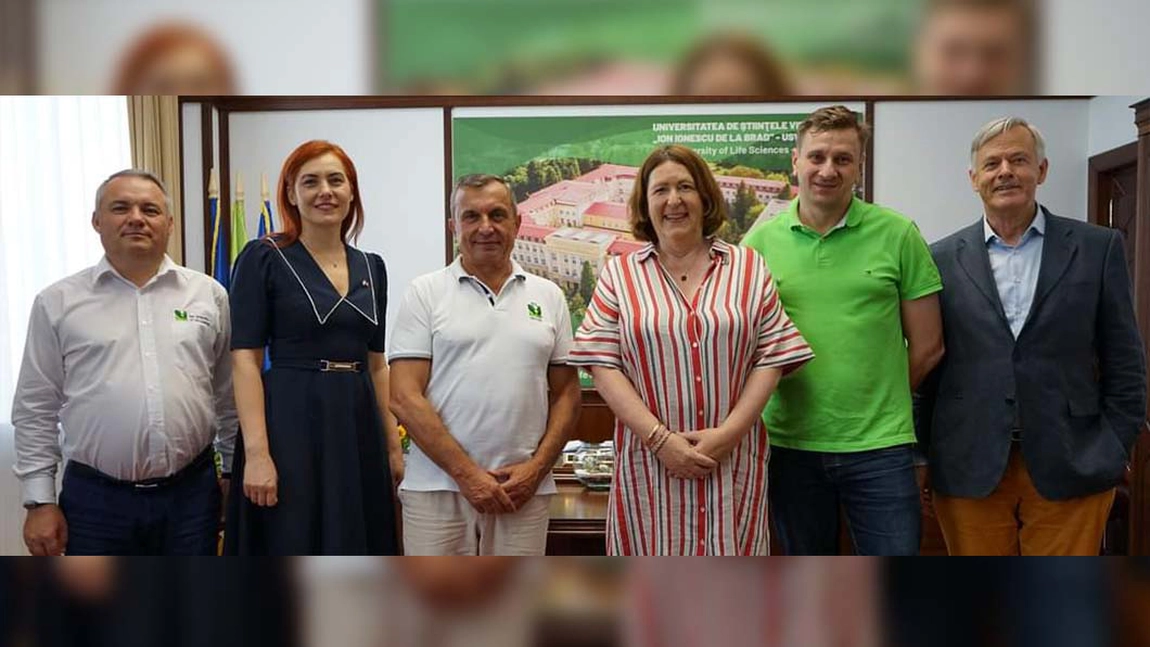 Willemijn van Hafteen, ambasadoarea Regatului Țărilor de Jos în România, vizită la USV Iași