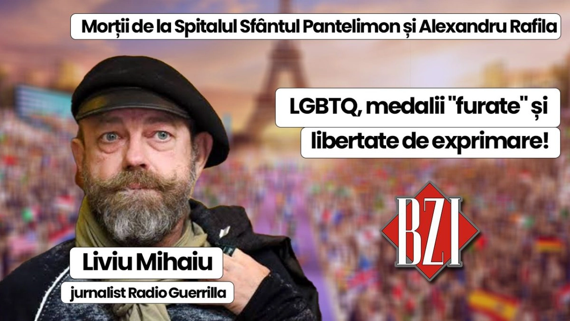 LIVE VIDEO - Cunoscutul și incisivul jurnalist Liviu Mihaiu - Radio Guerrilla într-o producție media BZI LIVE de maxim impact și actualitate