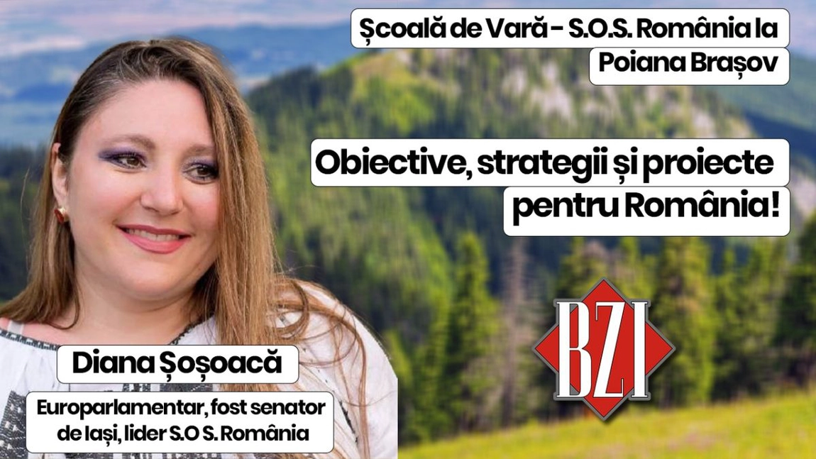 LIVE VIDEO - Studioul mobil BZI LIVE în direct de la Poiana Braşov! Interviu special cu europarlamentarul și liderul S.O.S. România, Diana Șoșoacă, despre Școala de Vară 