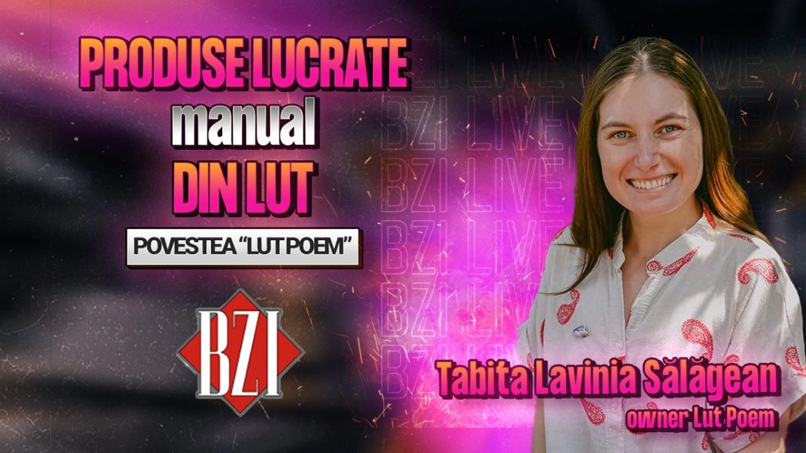 LIVE VIDEO - Produse lucrate manual din lut! Tabita Lavinia Sălăgean, owner Lut Poem, povestește pentru BZI LIVE despre activitatea sa creativă