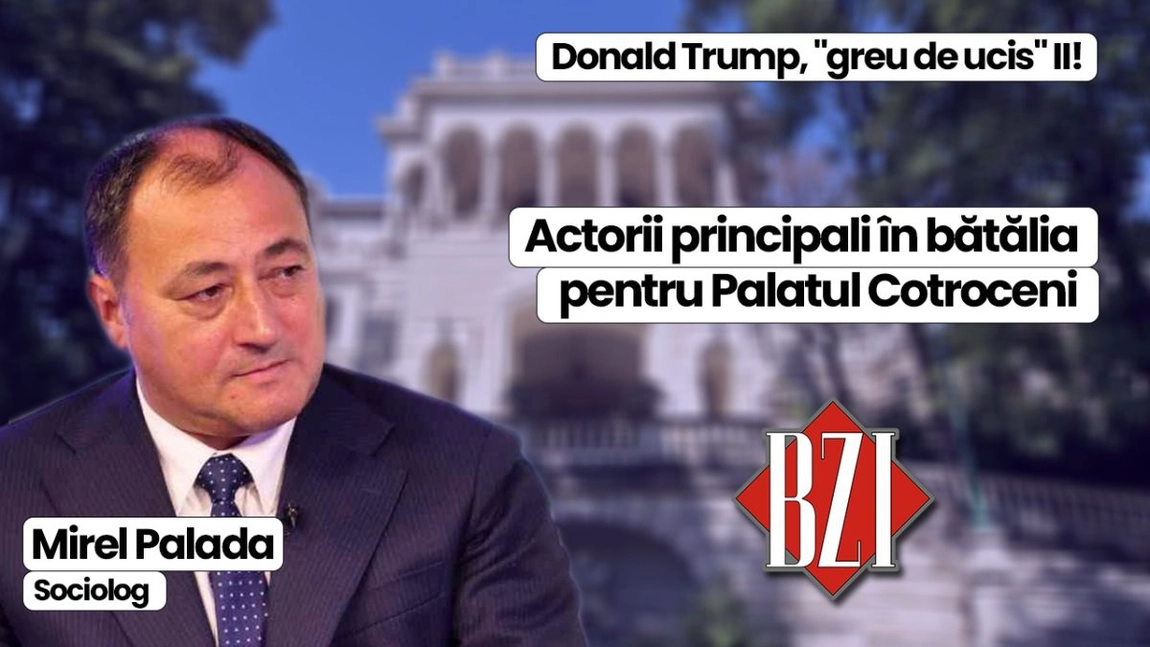 LIVE VIDEO - Incisivul și savurosul sociolog Mirel Palada, într-o nouă emisiune-dialog BZI LIVE specială și cu cele mai proaspete analize pe subiecte naționale și internaționale
