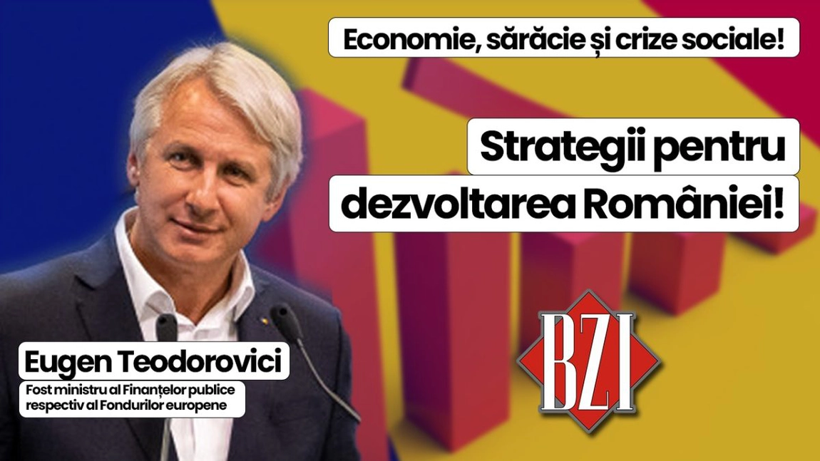 LIVE VIDEO - Top Exclusiv! Fostul ministru al Finanțelor publice și al Fondurilor europene Eugen Teodorovici este prezent în Studioul BZI LIVE! Cele mai importante și fierbinți subiecte de la economie, zona de business, sociale, politice și geostrategice vor fi abordate alături de acesta 