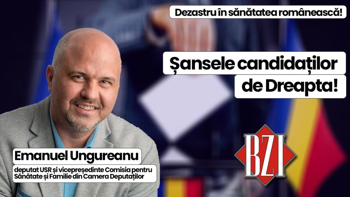 LIVE VIDEO - Emanuel Ungureanu, deputatul USR și vicepreședintele Comisiei pentru Sănătate și Familie, discută la BZI LIVE despre dezastrul din sănătate