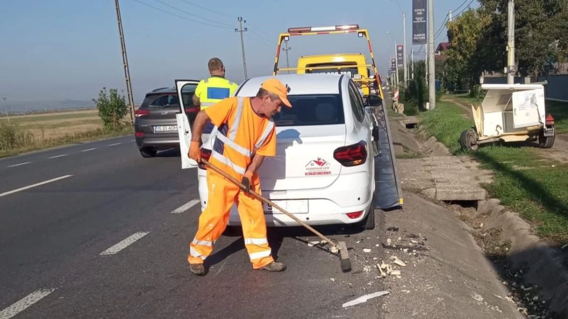 Accident rutier la Lețcani! Două autoturisme au fost implicate