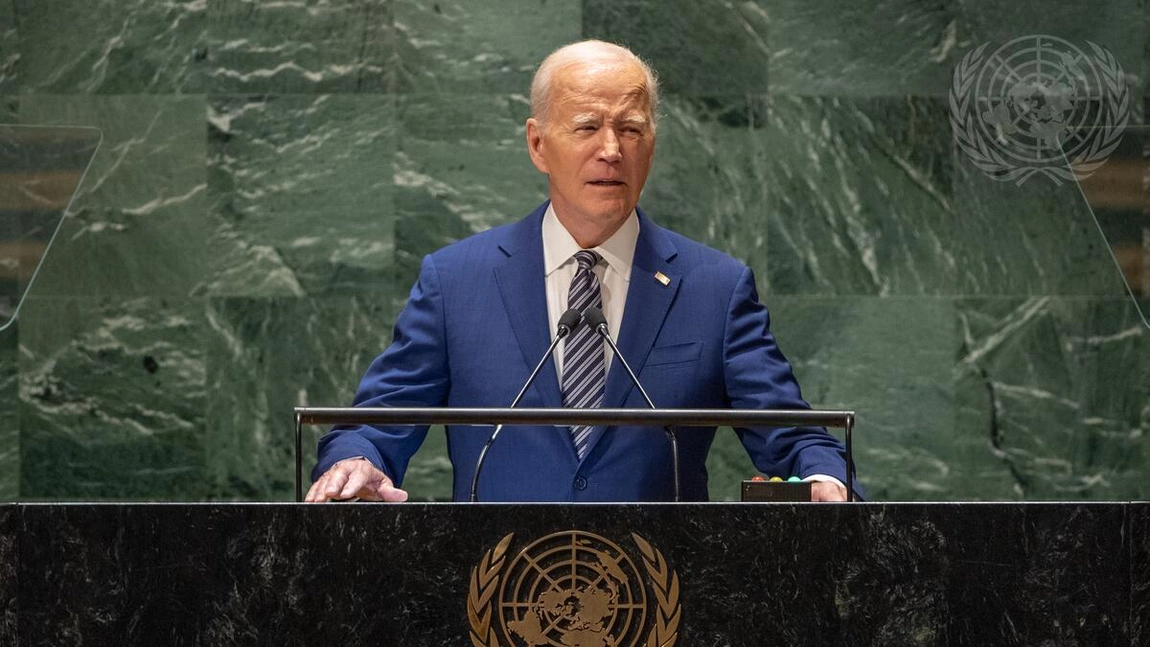 Joe Biden spune de la tribuna ONU că „războiul lui Putin a eşuat” 