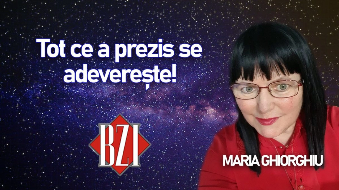 LIVE VIDEO - Tot ce a prezis se adeverește! Maria Ghiorghiu declară în exclusivitate la BZI LIVE ce se va întâmpla cu mandatul președintelui
