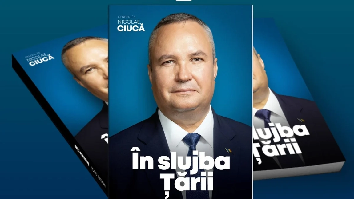 Nicolae Ciucă spune care sunt sumele cheltuite cu promovarea cărții sale prin panourile outdoor montate în toată România