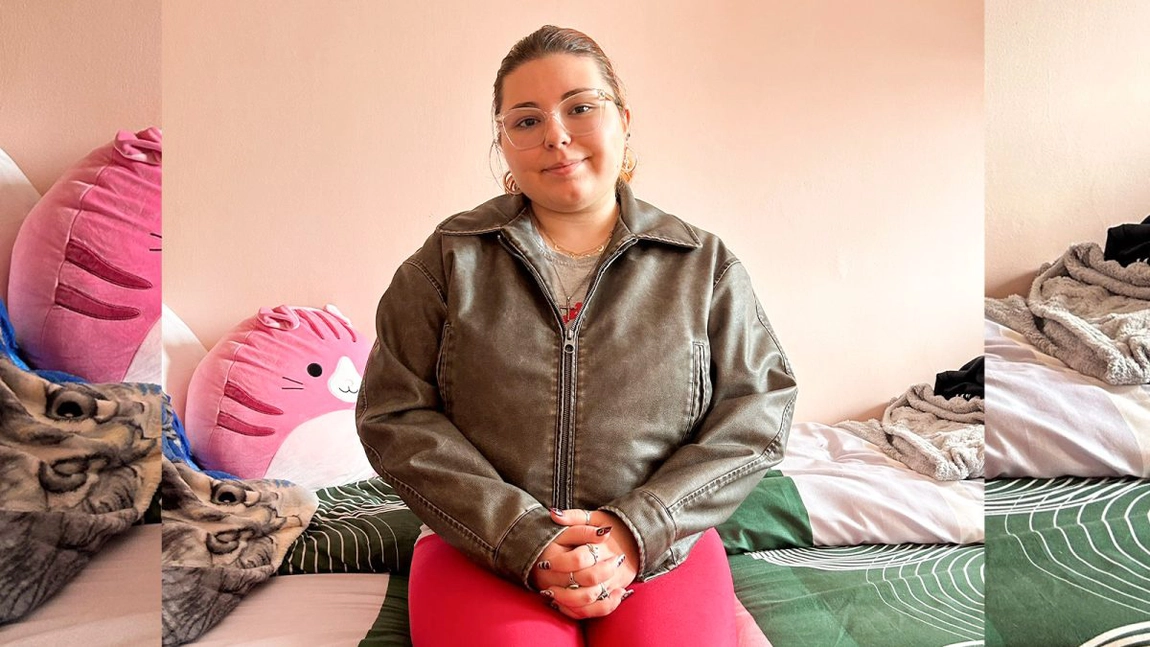 Daria este în primul an la Medicină și nu s-a putut despărți de jucăria ei roz nici la cămin. Va dormi cu ea în fiecare seară: „O cheamă Geraldina”