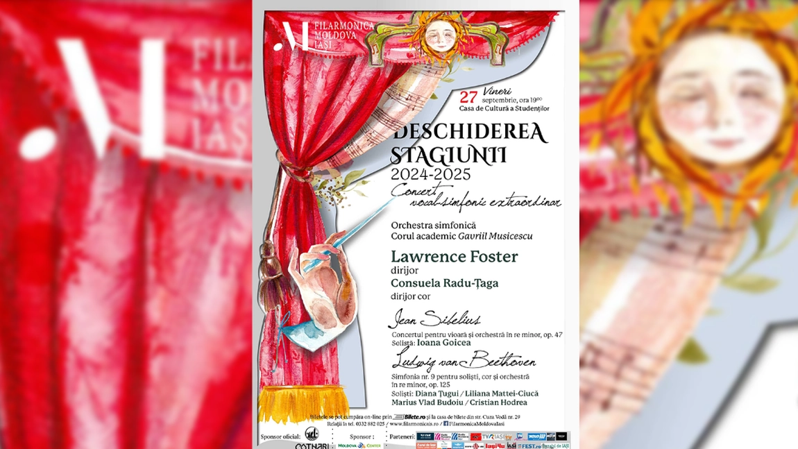 Concert vocal-simfonic extraordinar de deschidere a Stagiunii 2024-2025