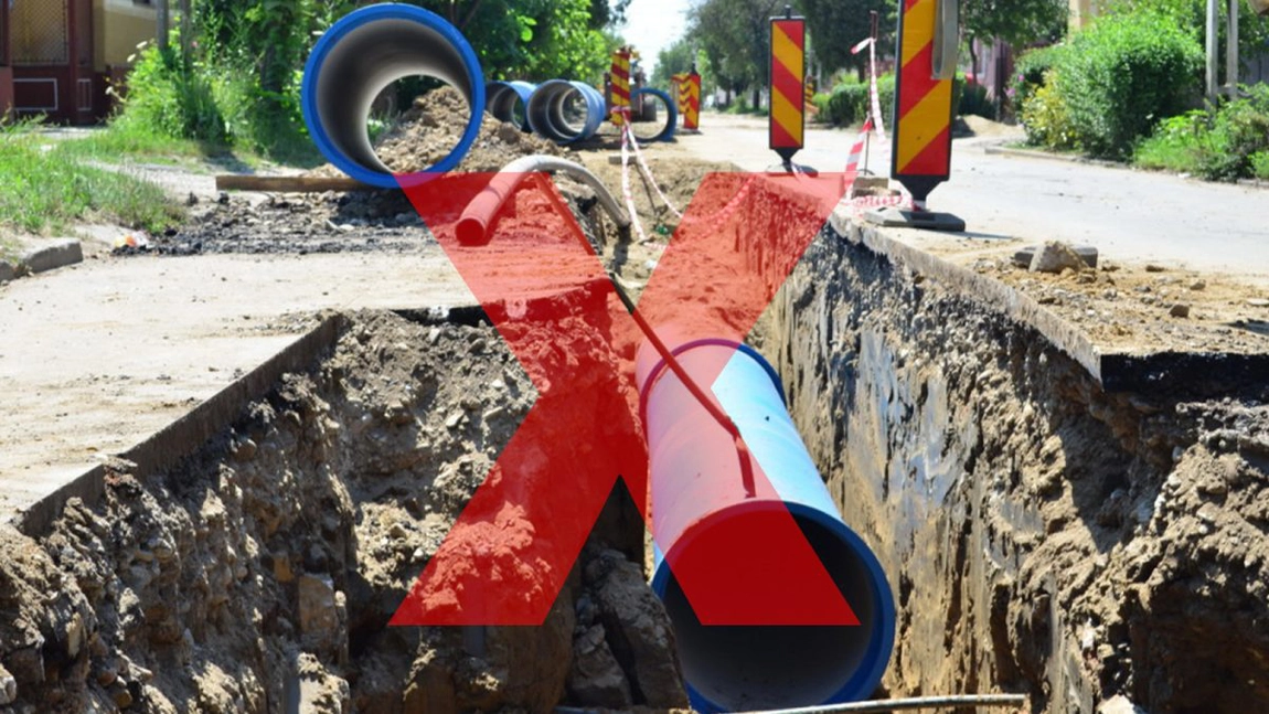 Primăria Holboca a suspendat licitația privind extinderea rețelei de apă și canalizare! „Încercăm să scutim din bugetul local o cheltuială”