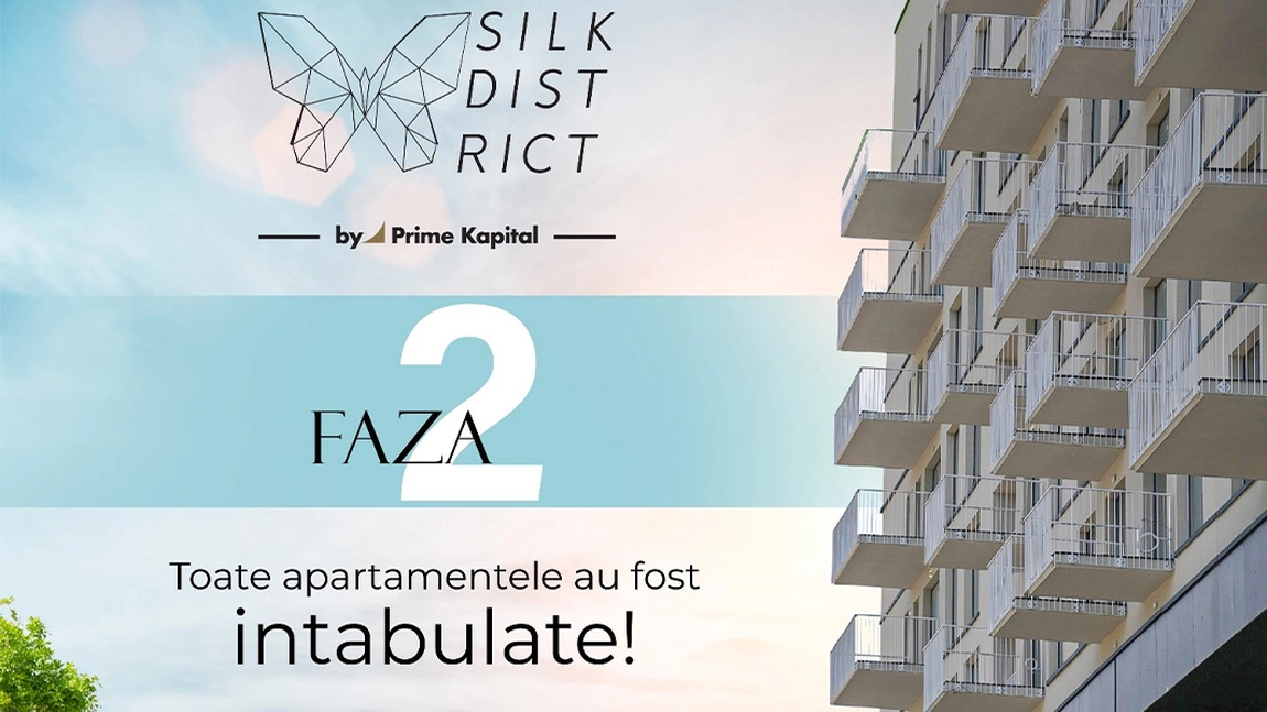 Silk District: Apartamentele din Faza 2 au fost intabulate și sunt gata să își primească noii proprietari