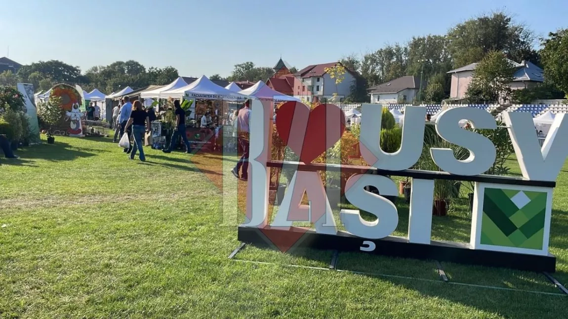USV Iași organizează Zilele Recoltei, expoziție de produse cu vânzare