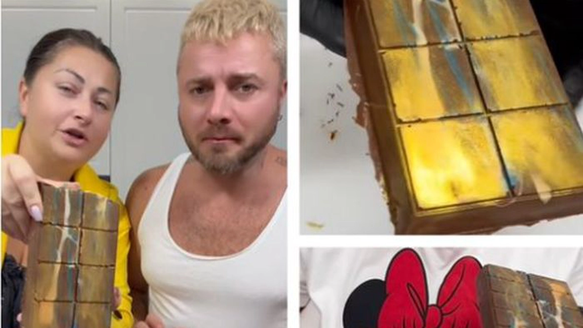 Gabriela Cristea a făcut celebra ciocolată din Dubai: „Ce frumos se vede cu aurul acesta!”