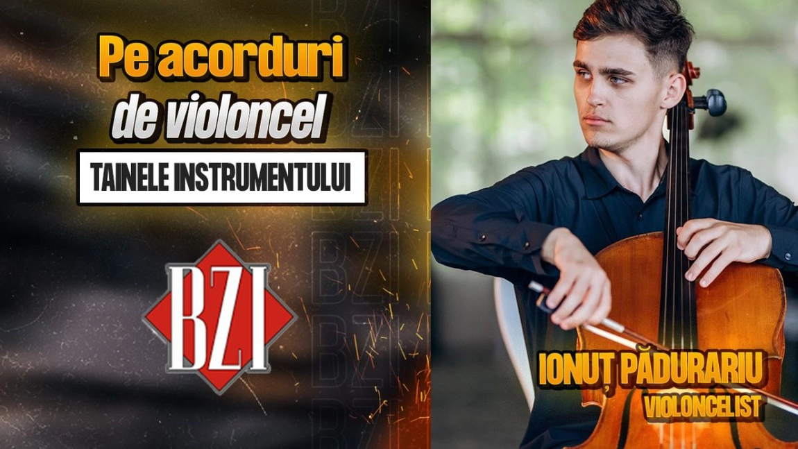 LIVE VIDEO - Tainele instrumentului! Ionuț Pădurariu, violoncelist, împărtășește totul despre parcursul său muzical în interviul BZI LIVE