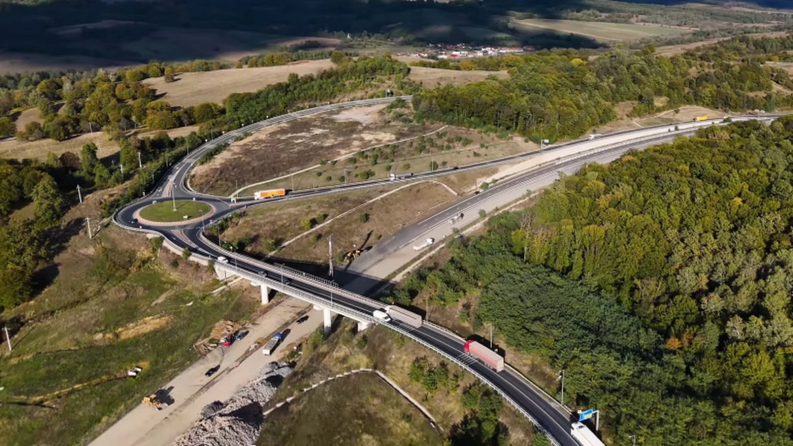 Cum arată acum Autostrada A1 Margina – Holdea. E singura porțiune lipsă de la Sibiu la granița cu Ungaria