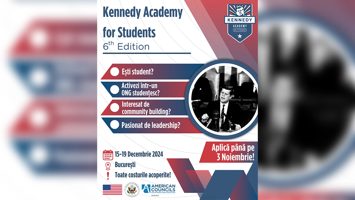 Oportunitate pentru studenții ieșeni: Programul Kennedy Academy for Students