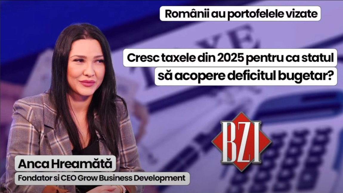 LIVE VIDEO - Cresc taxele din 2025 pentru ca statul să acopere deficitul bugetar? Anca Hreamătă vorbește la BZI LIVE