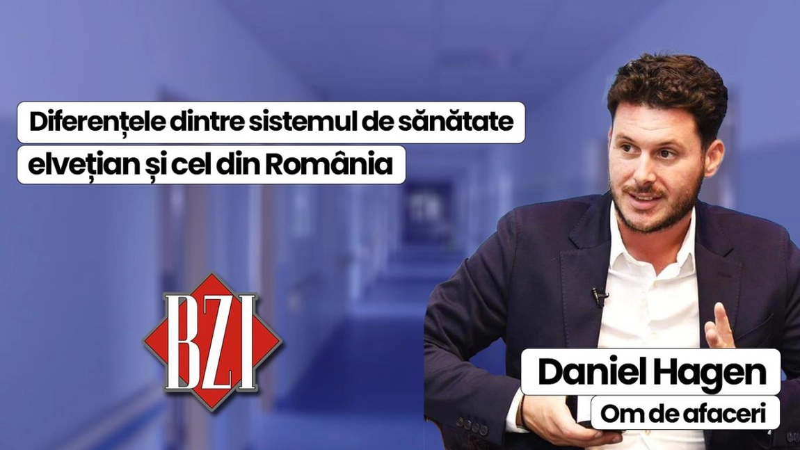 LIVE VIDEO - Daniel Hagen, om de afaceri, discută în platoul BZI LIVE, despre diferențele dintre sistemul de sănătate din România și cel din Elveția 